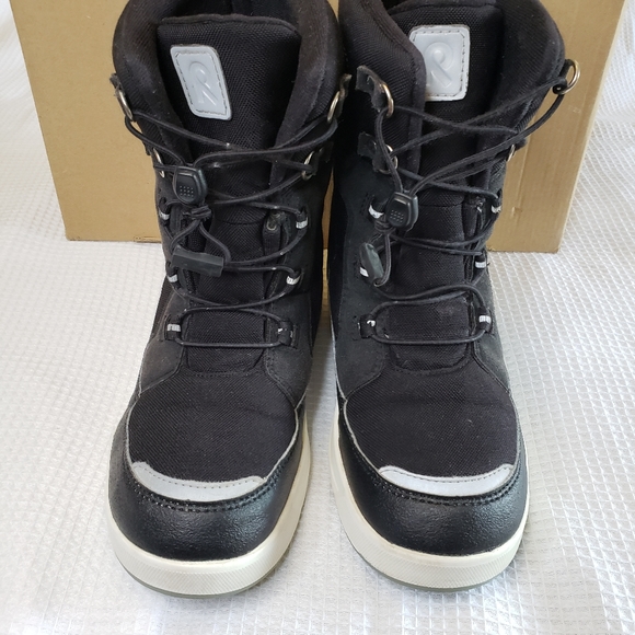 COPY - Reima Junior Girls 4 - 4.5 US/36 EU Black WARM Winter Snow Boots - Picture 3 of 9